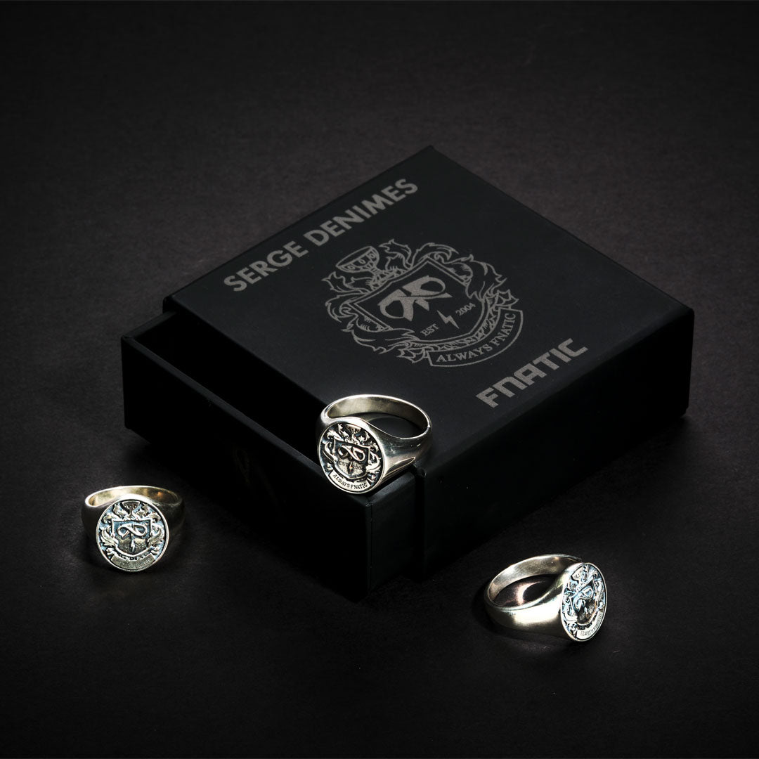 Silver Fnatic Signature Crest Ring Silver Fnatic Signature Crest Ring
