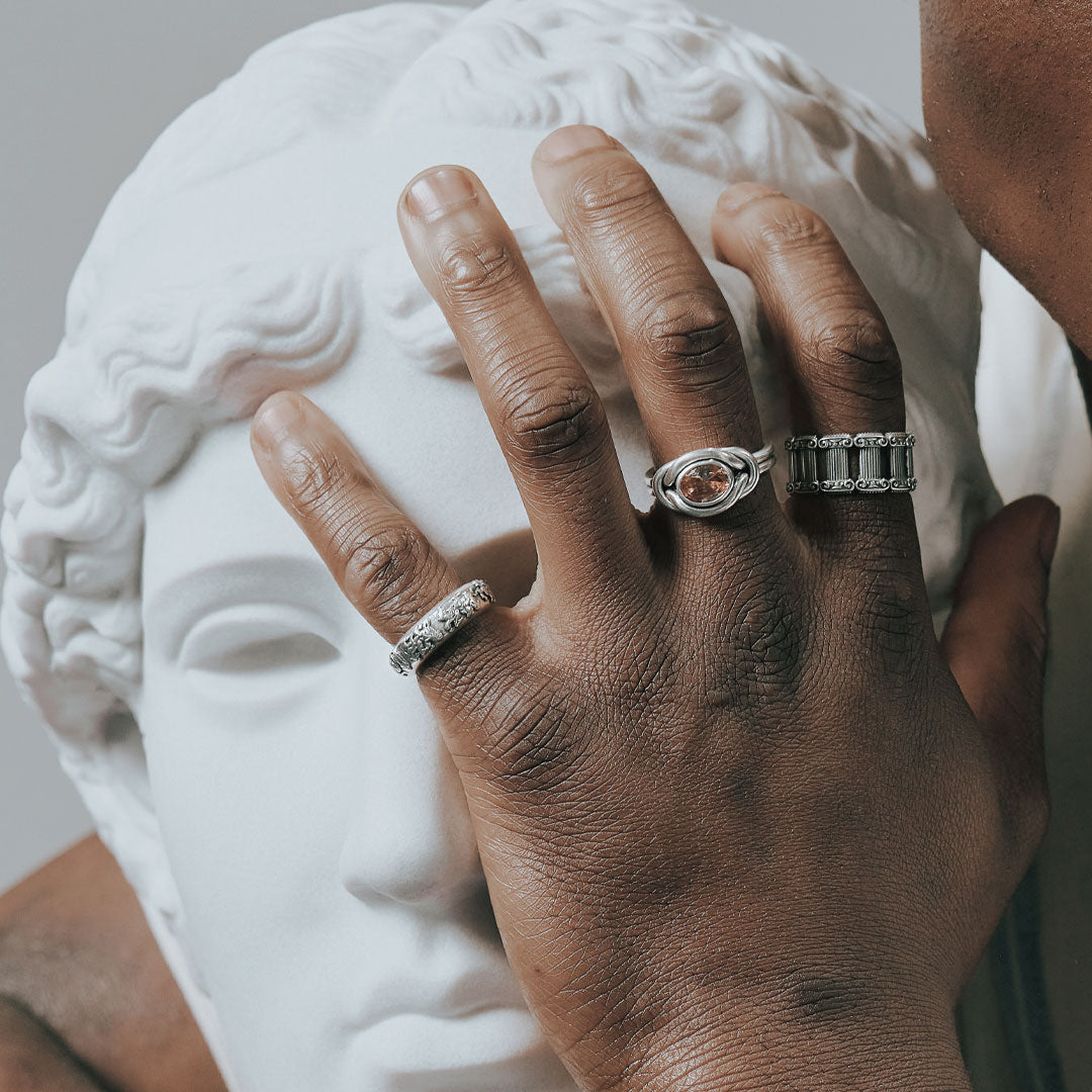 Silver Frieze Ring