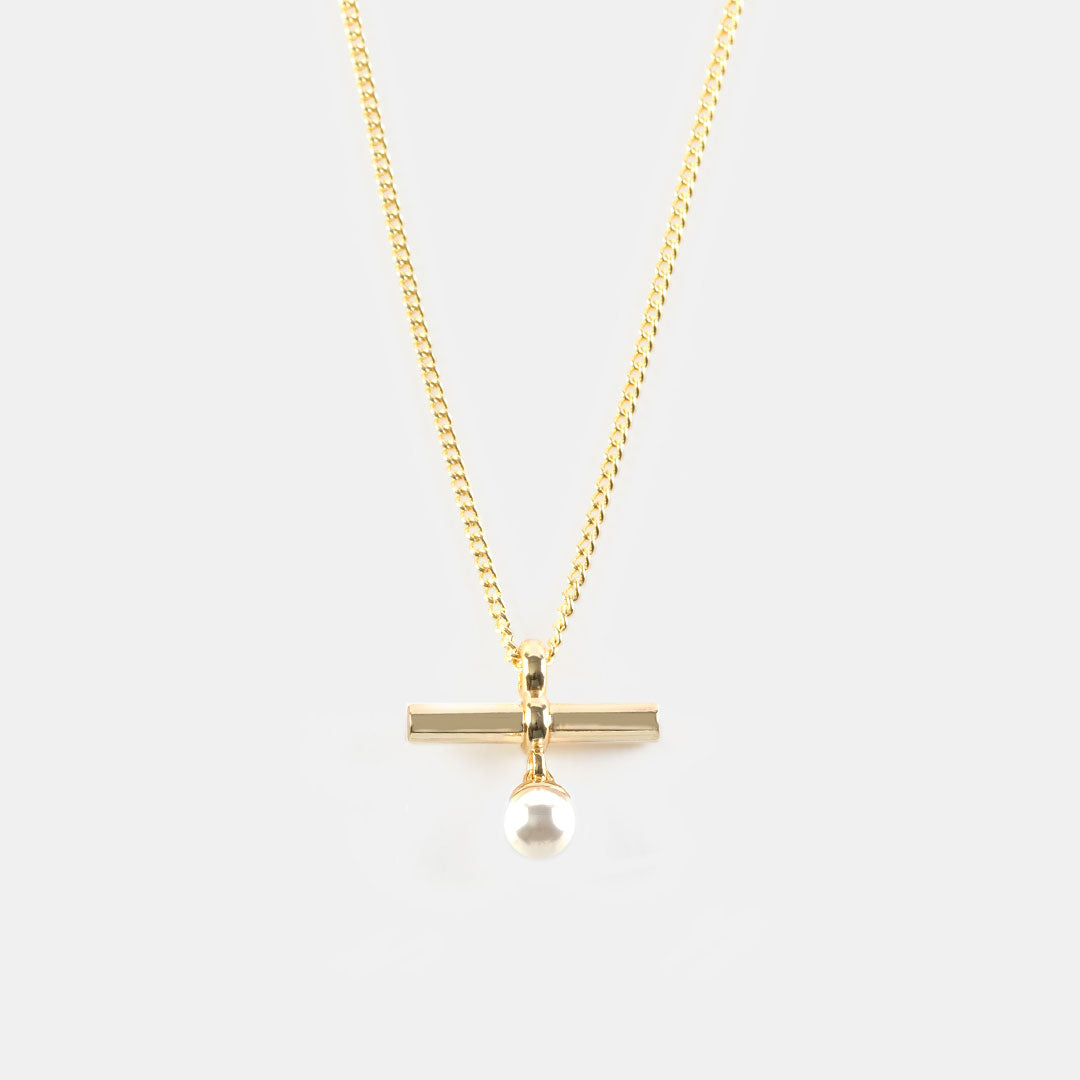 Gold Plated Silver Catch Necklace