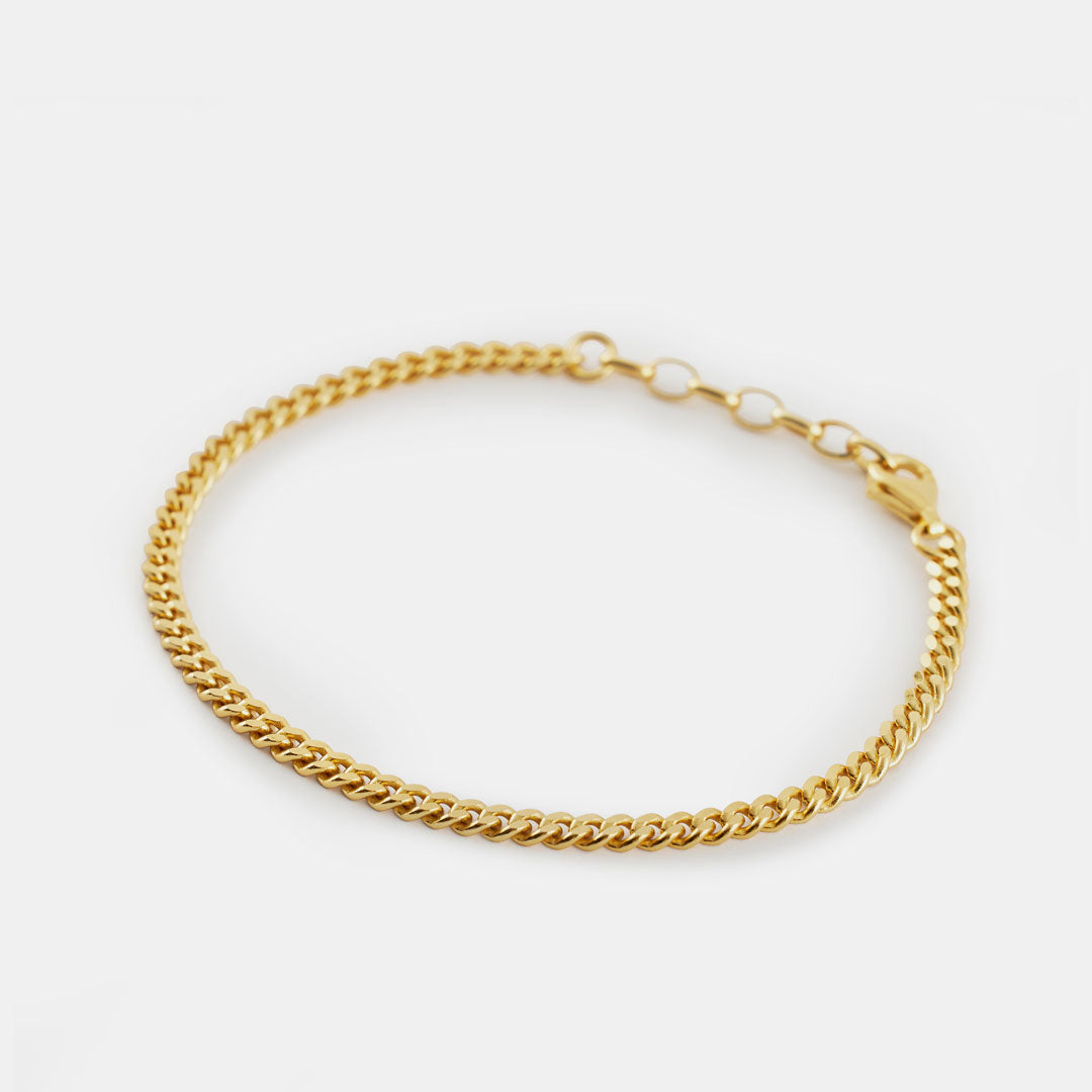 Gold Plated Silver Diamond Cut Bracelet Gold Plated Silver Diamond Cut Bracelet