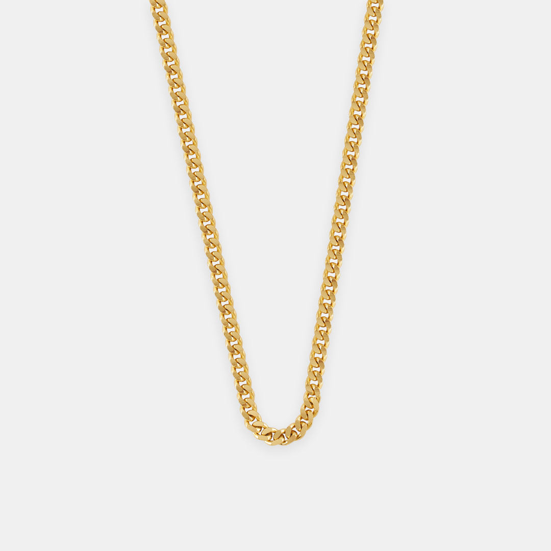 Gold Diamond Cut Chain