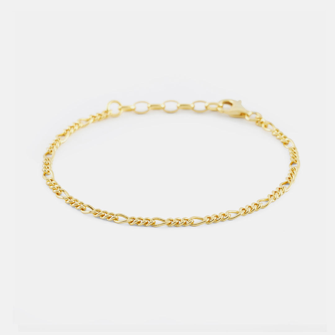 Gold Figaro Bracelet