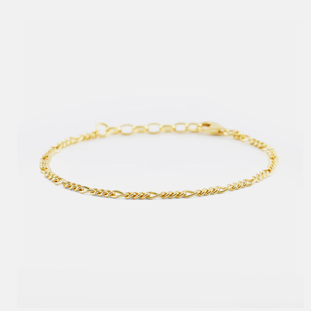 Gold Figaro Bracelet