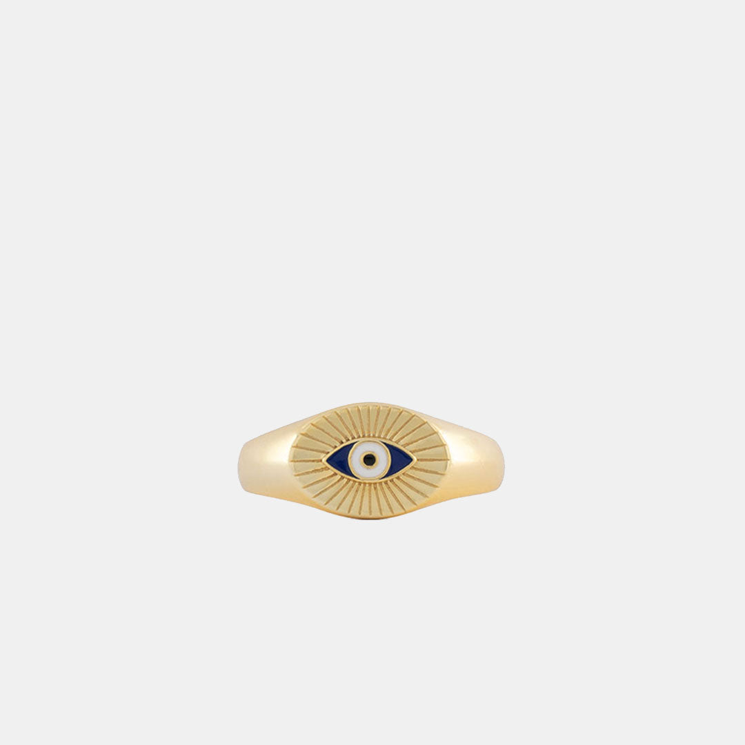 Gold Plated Silver Focus Ring Gold Plated Silver Focus Ring