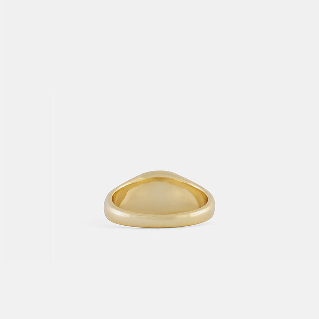 Gold Plated Silver Focus Ring Gold Plated Silver Focus Ring