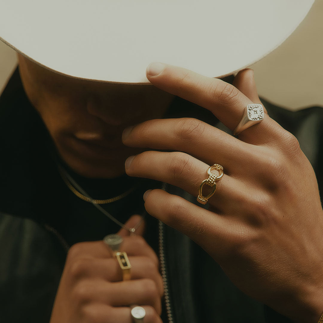 Gold Lasso Ring