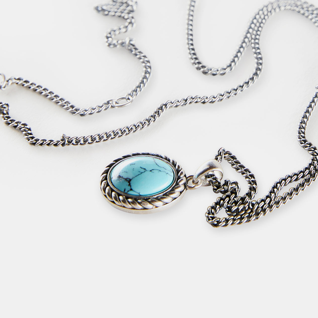 Silver Turquoise Necklace Silver Turquoise Necklace