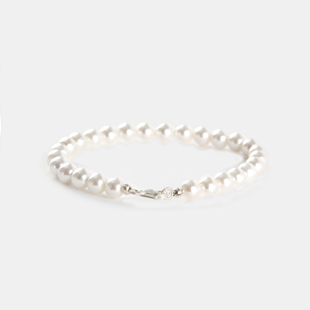 Silver Pearl Bracelet Silver Pearl Bracelet