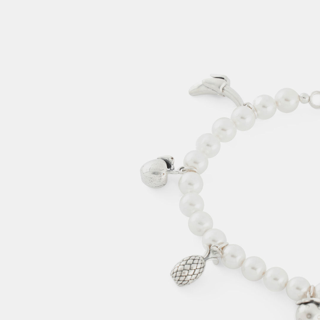 Pearl Charm Bracelet