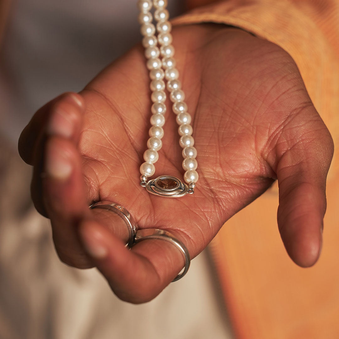 Pearl Eternity Necklace