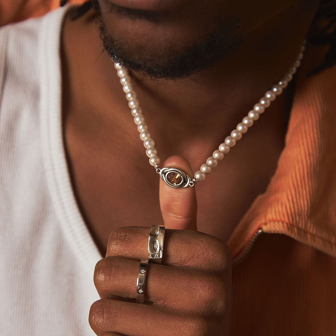 Pearl Eternity Necklace