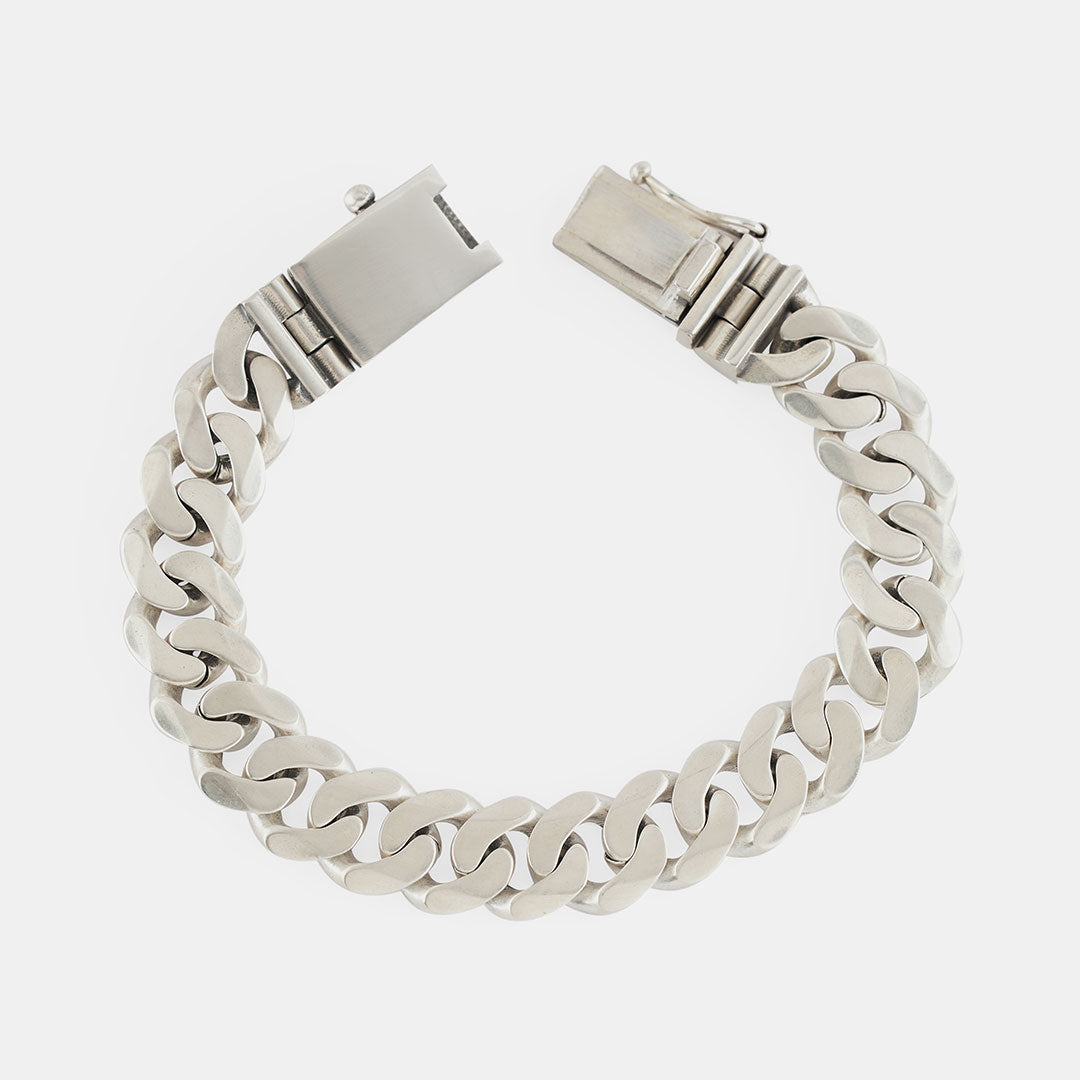 Silver 12mm Curb Bracelet – Serge DeNimes