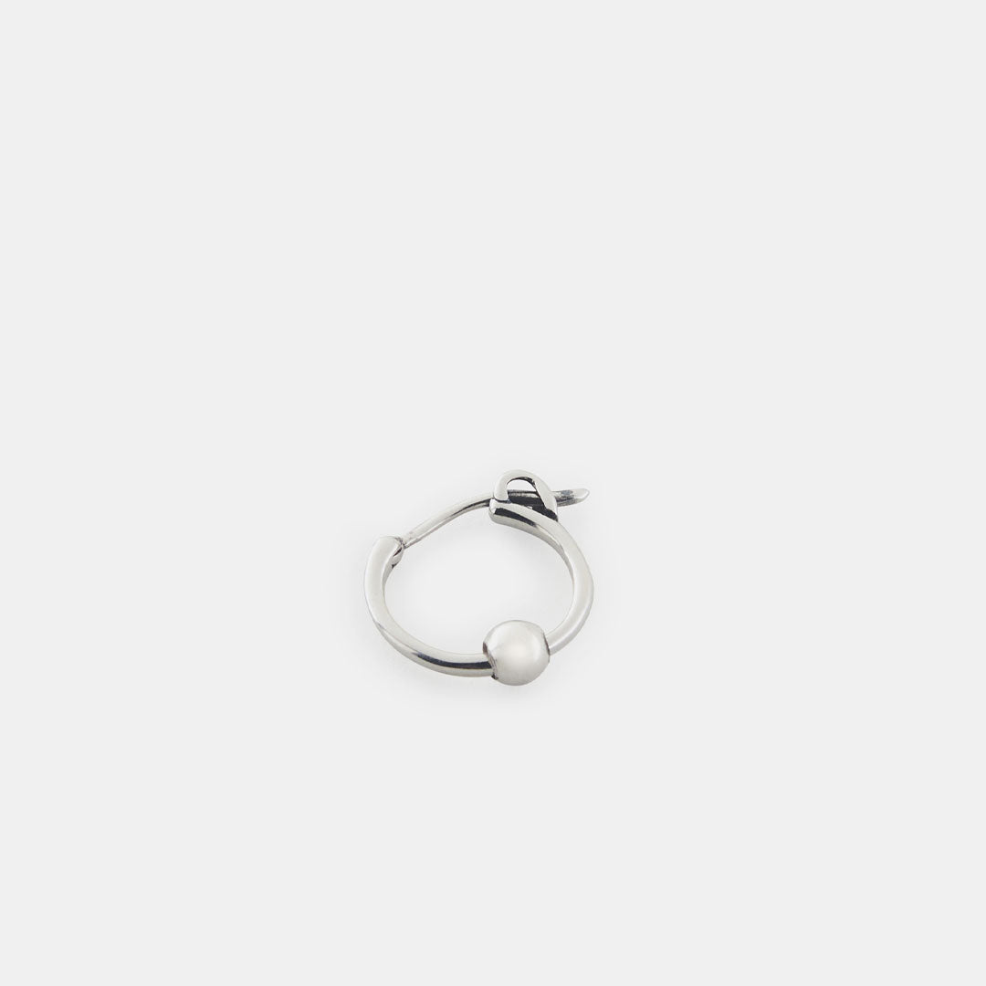 Silver Ball Hoop Earring Silver Ball Hoop Earring