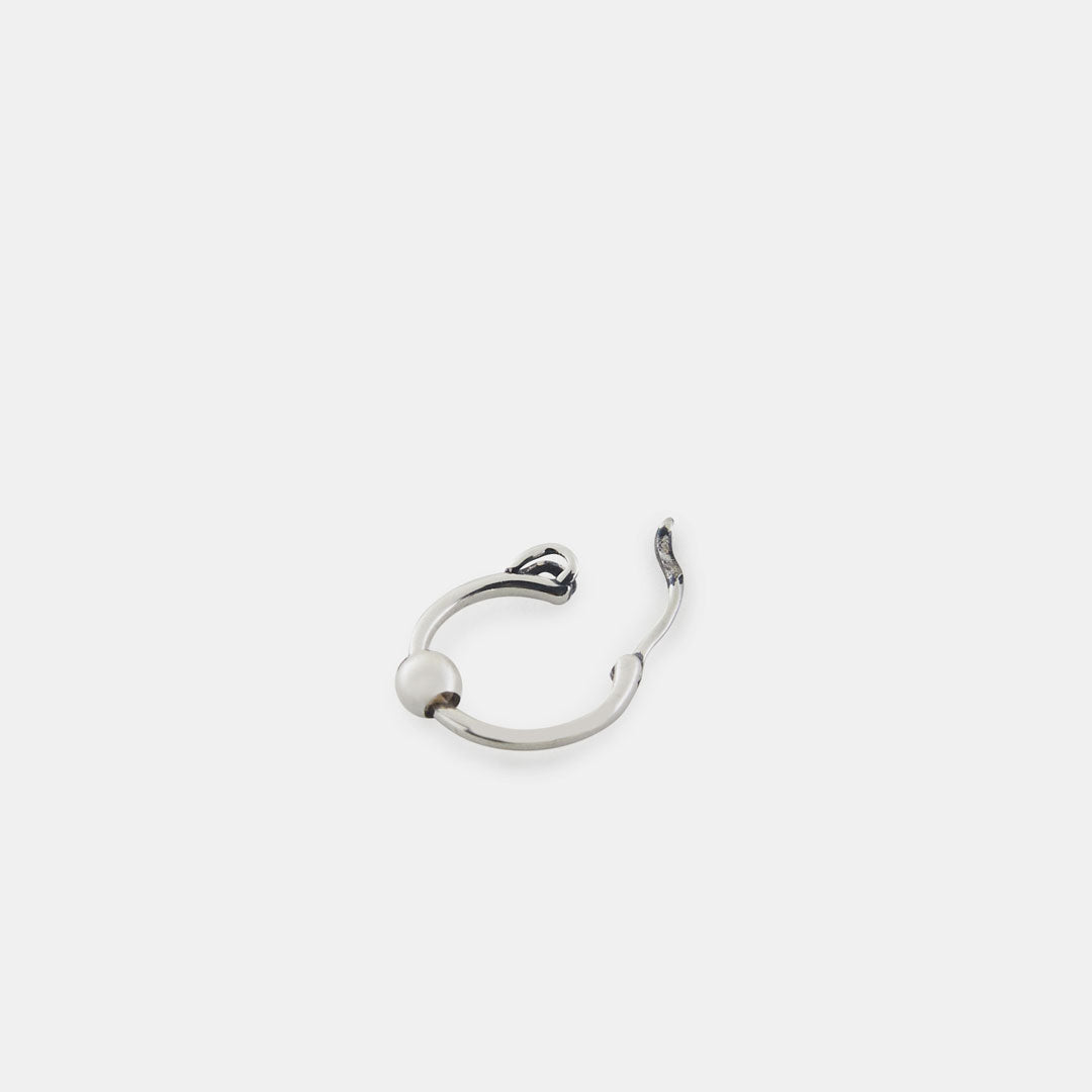Silver Ball Hoop Earring Silver Ball Hoop Earring