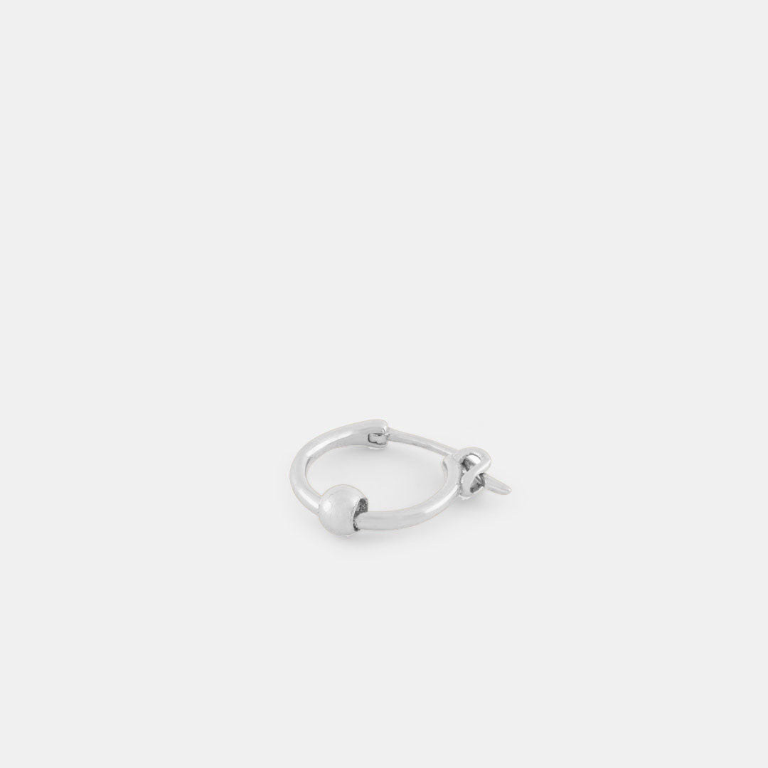 Silver Ball Hoop Earring Silver Ball Hoop Earring