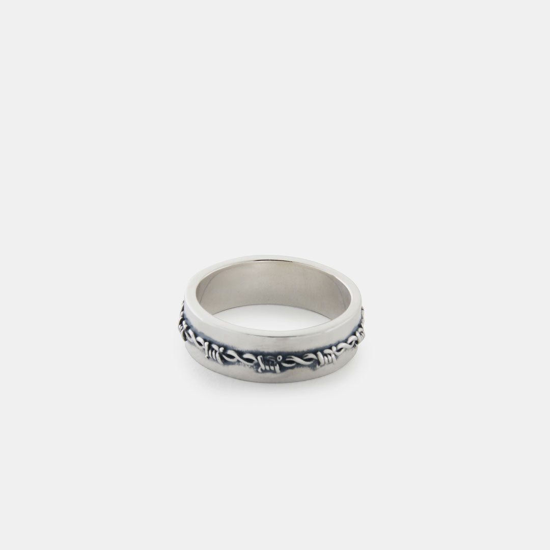 Silver Barbed Wire Ring Silver Barbed Wire Ring