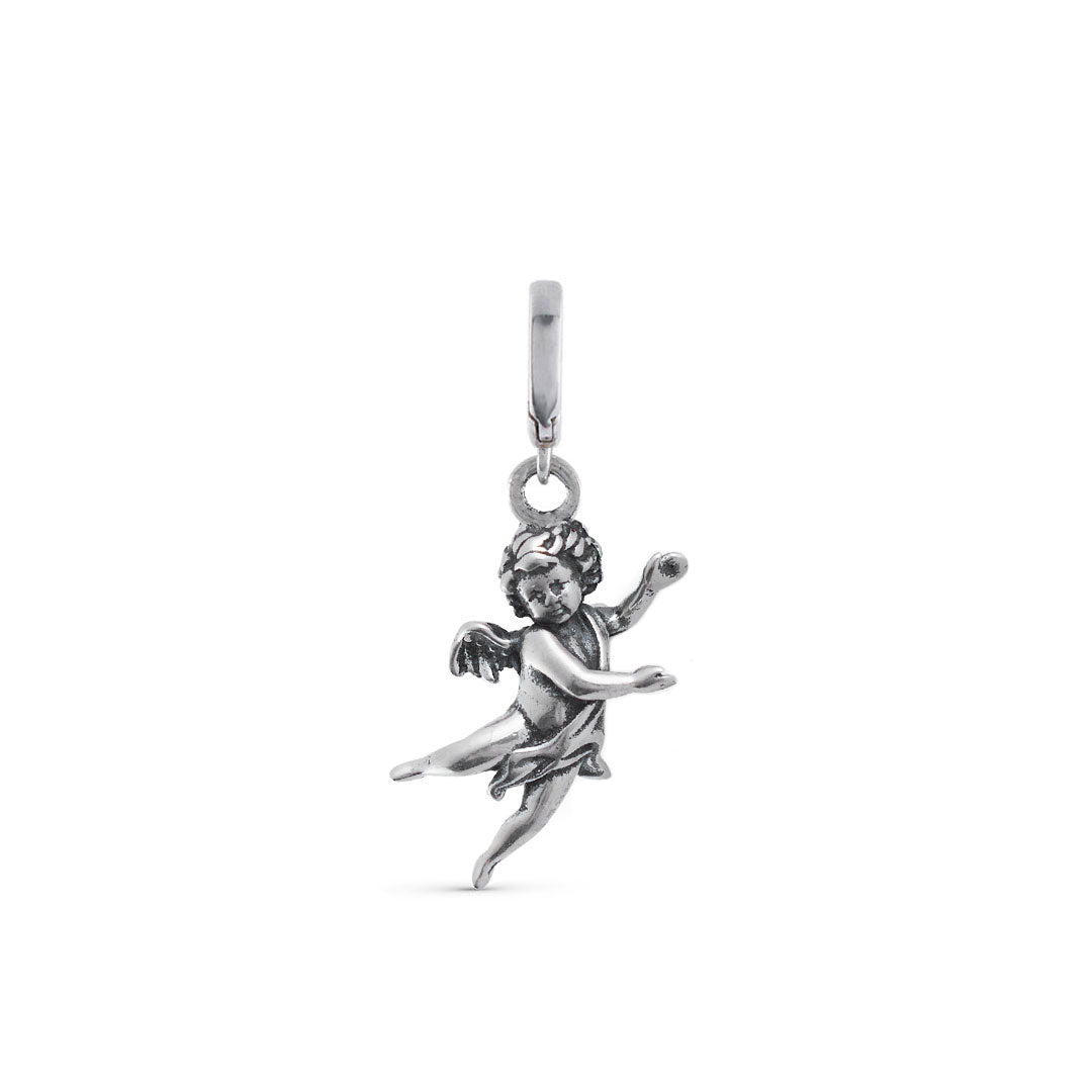 Silver Cherub Charm Serge DeNimes