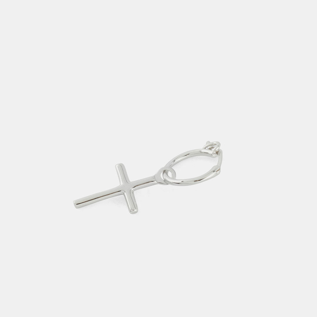 Silver Cross Earring - Serge DeNimes