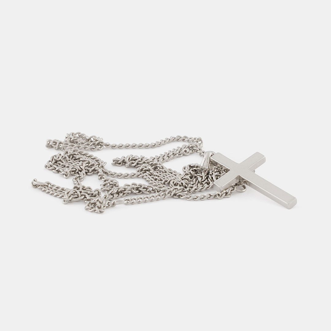 Silver Cross Necklace - Serge DeNimes