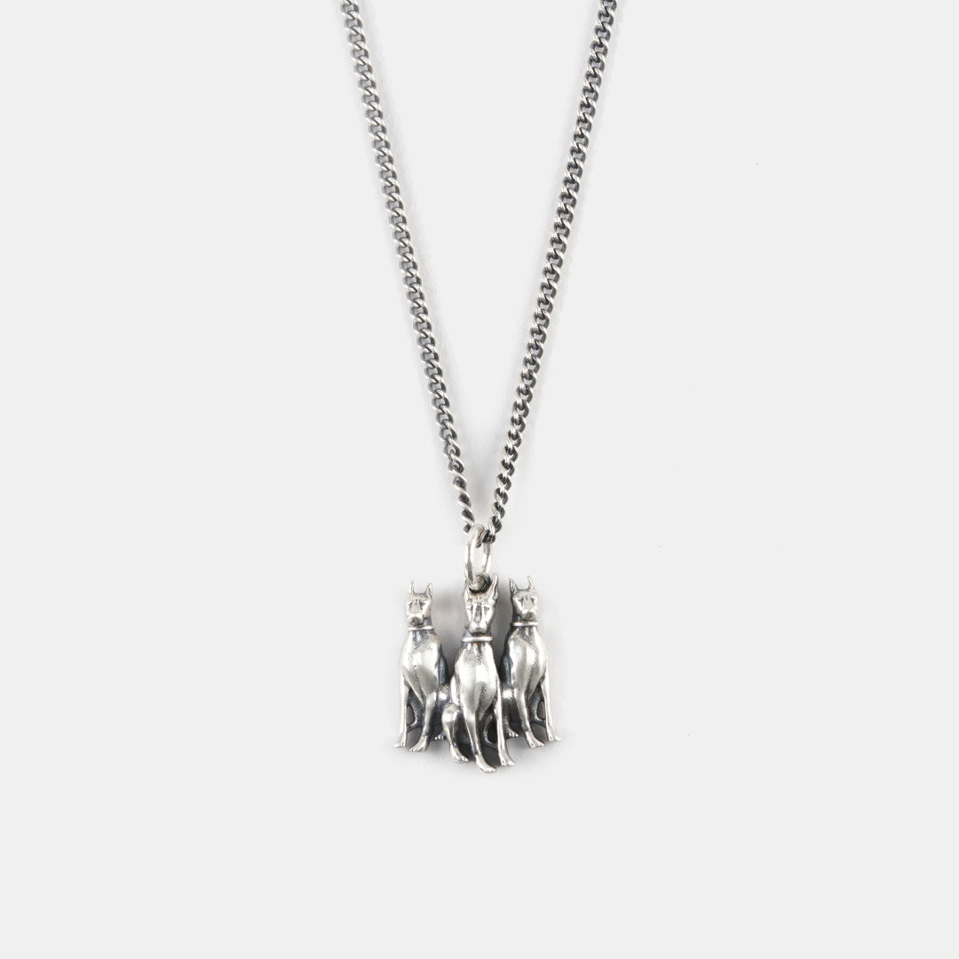 Silver Doberman Necklace Silver Doberman Necklace