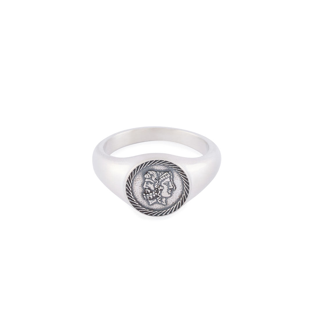 Silver Dual Ring | Men's 925 Sterling Silver | Serge DeNimes