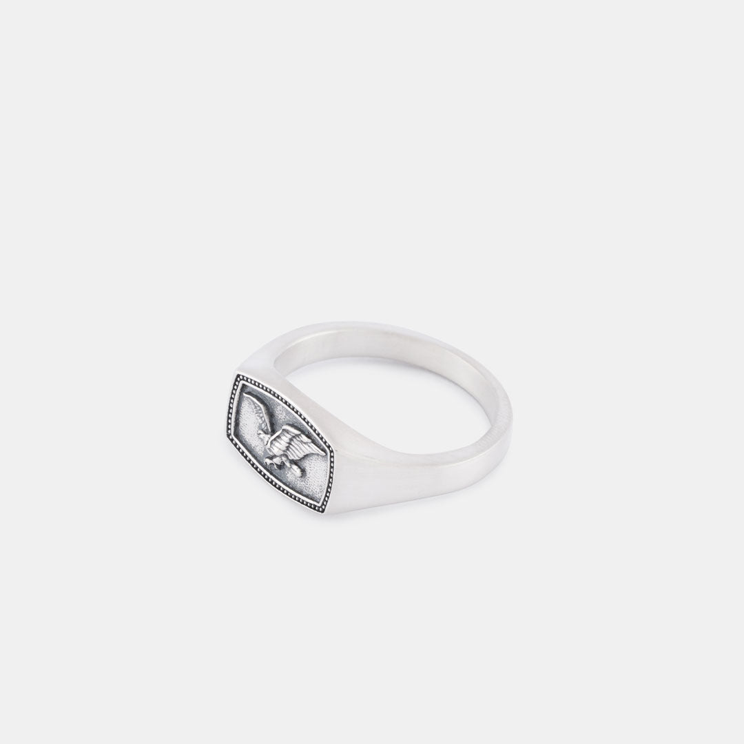 Silver Eagle Ring