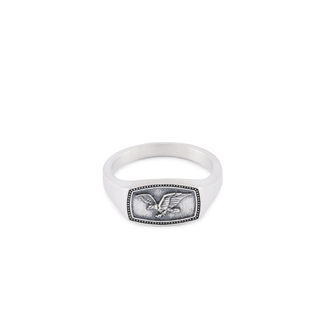 Silver Eagle Ring | 925 Sterling Silver | Serge DeNimes