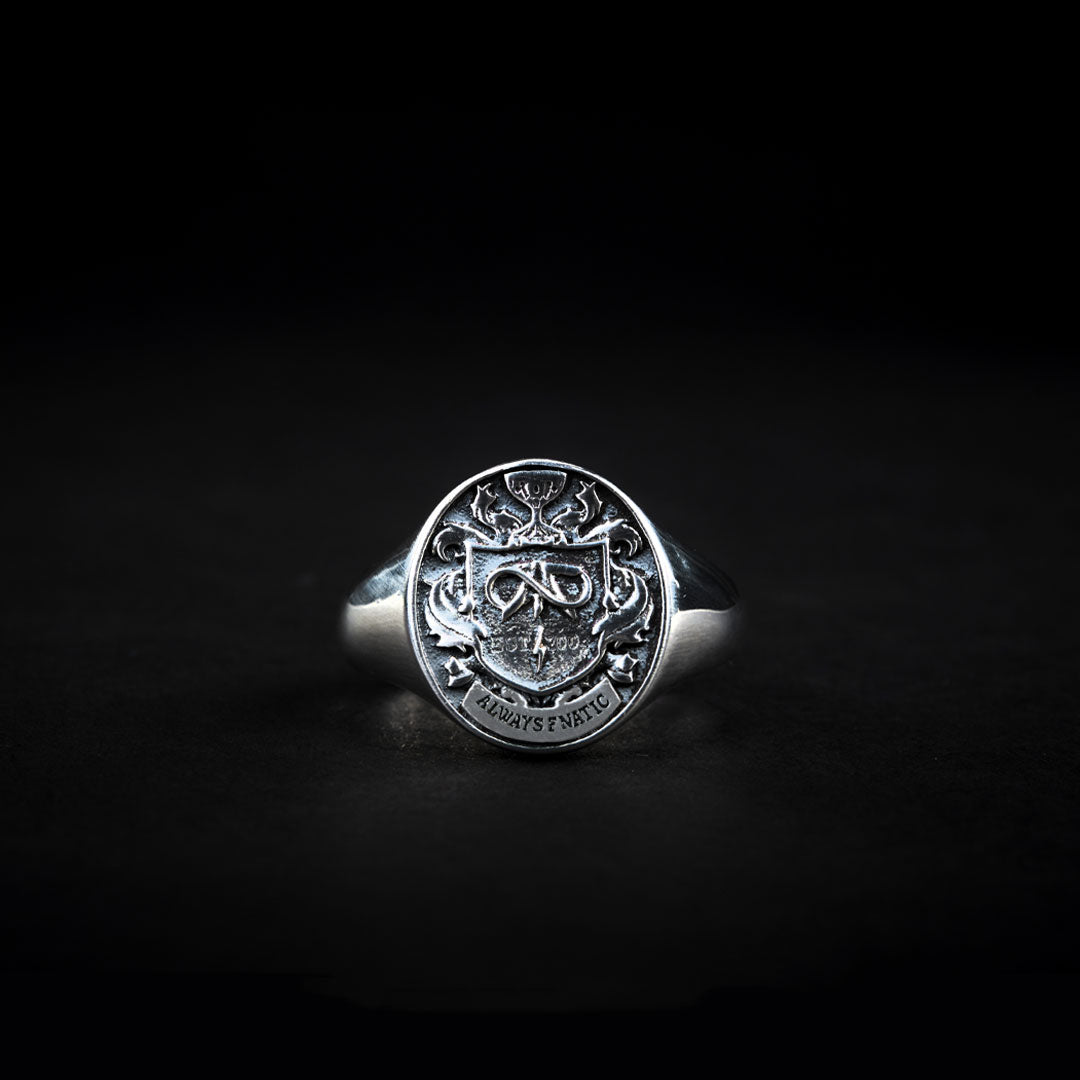 Silver Fnatic Signature Crest Ring Silver Fnatic Signature Crest Ring