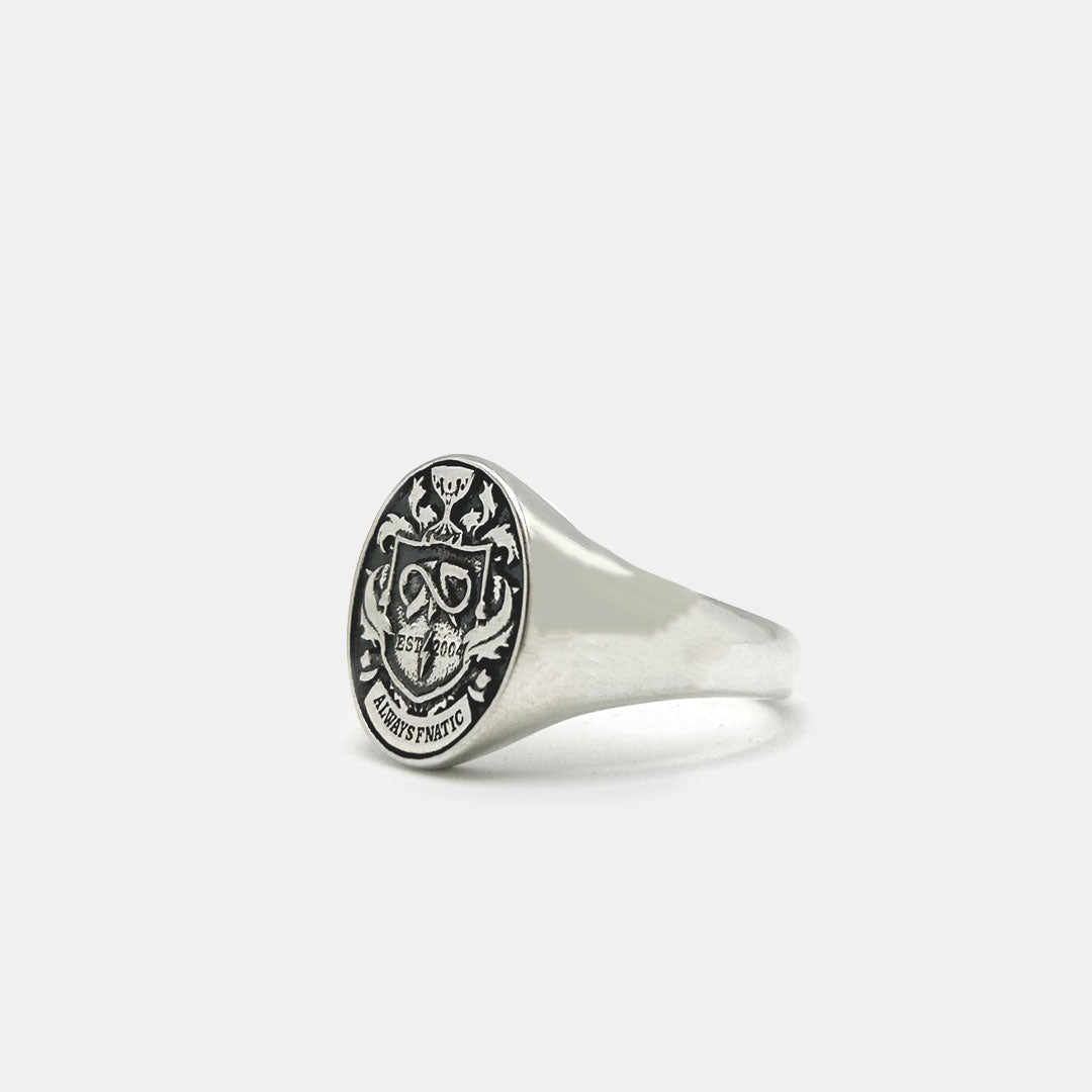 Silver Fnatic Signature Crest Ring Silver Fnatic Signature Crest Ring