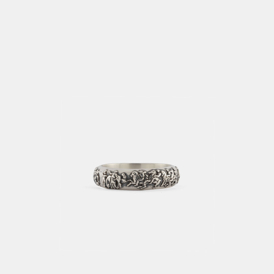 Silver Frieze Ring