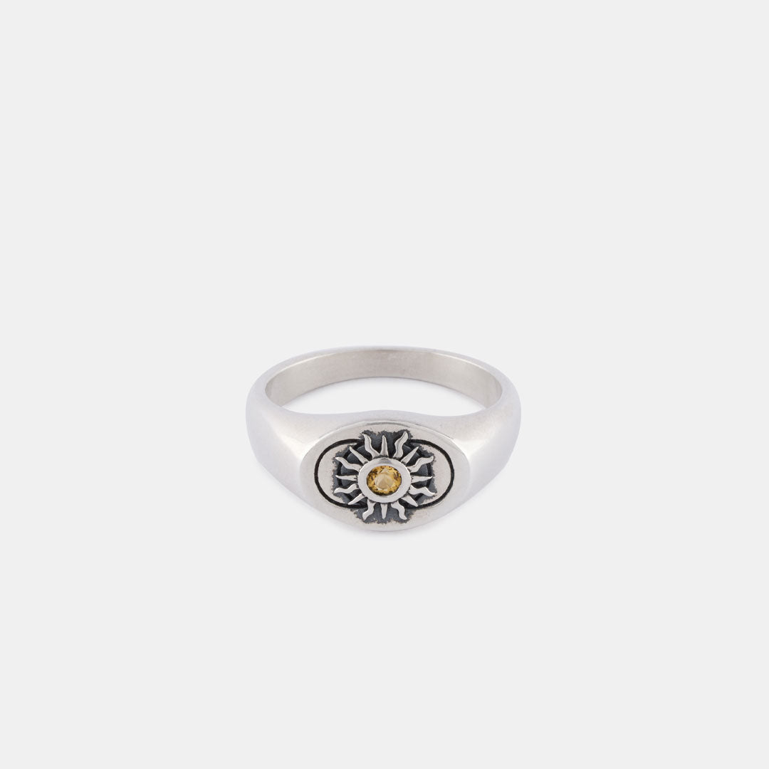 Silver Helios Ring