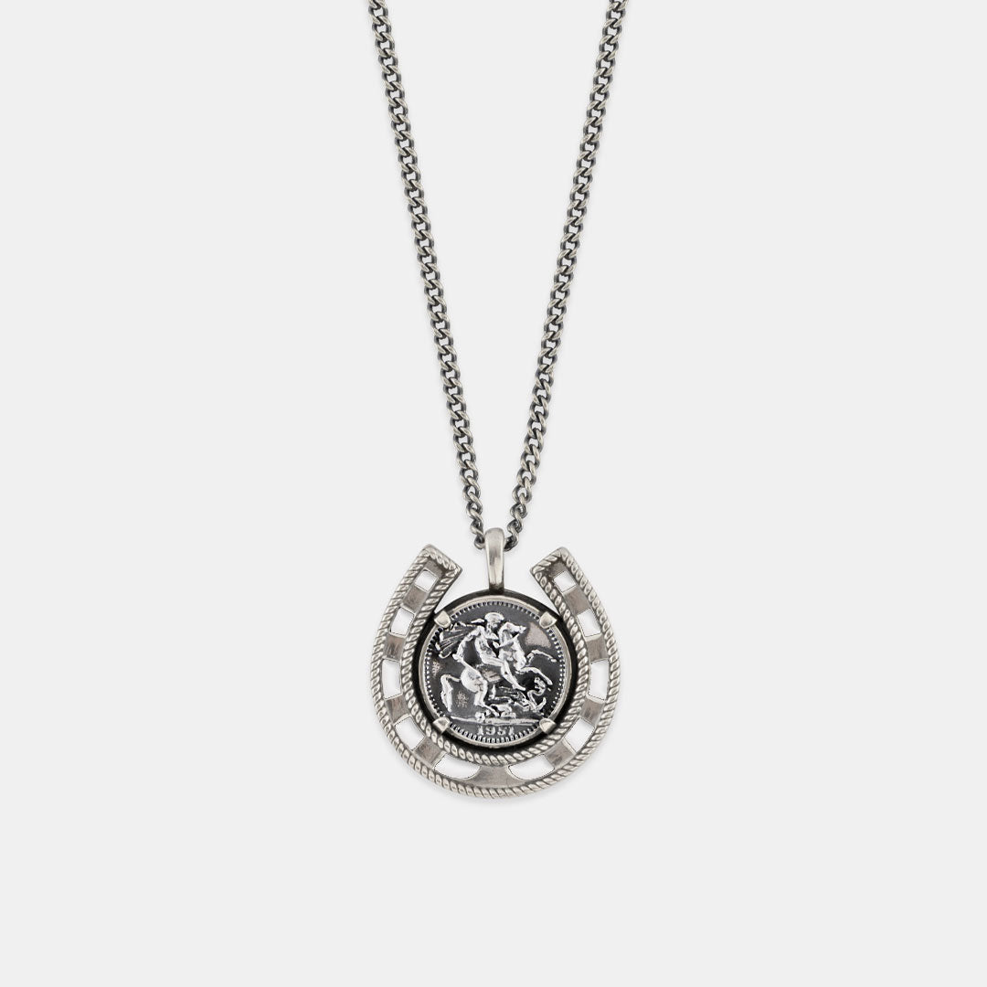Silver Horseshoe Necklace Silver Horseshoe Necklace
