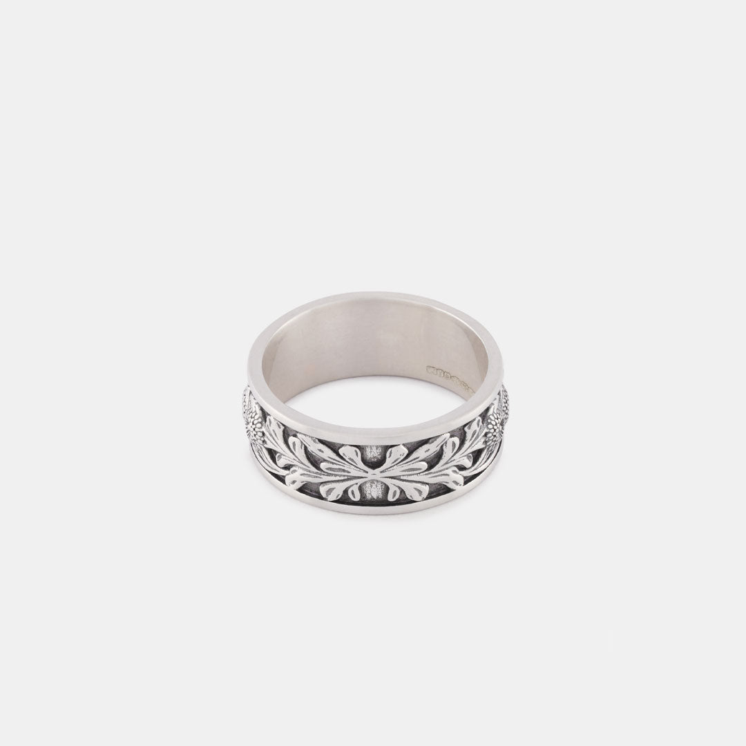 Silver Kabuto Ring
