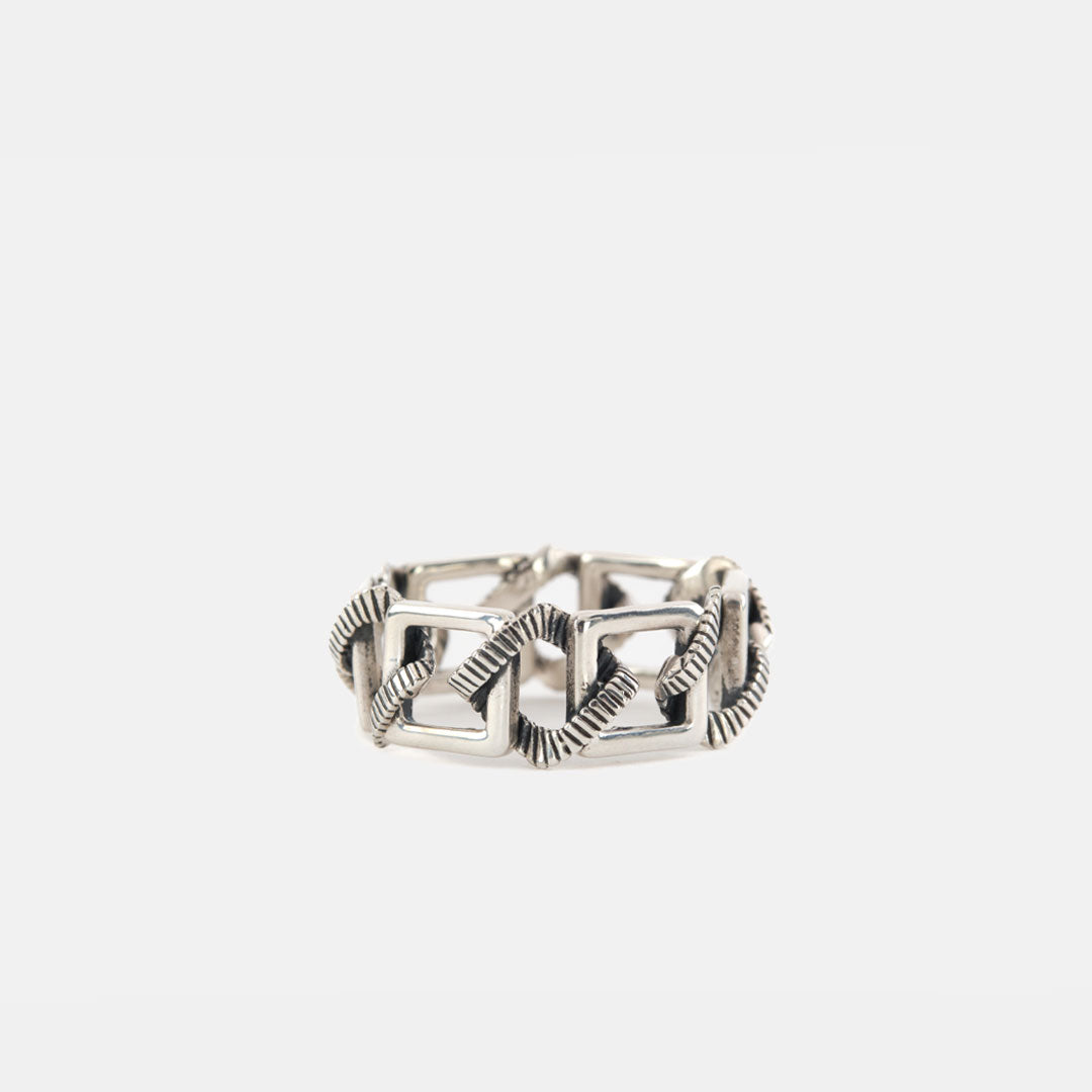 Silver Locke Ring