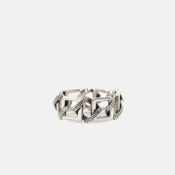 Silver Locke Ring