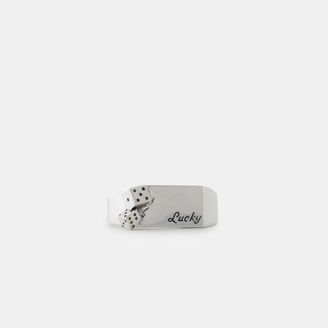 Silver Lucky Dice Ring Silver Lucky Dice Ring