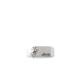 Silver Lucky Dice Ring Silver Lucky Dice Ring