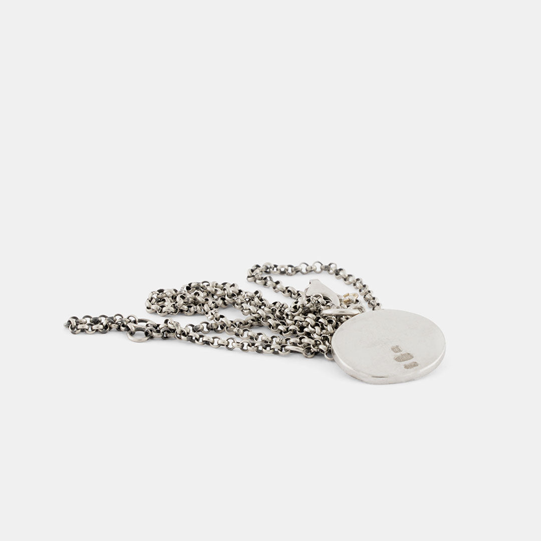 Silver Minimal Hallmark Necklace - Serge DeNimes