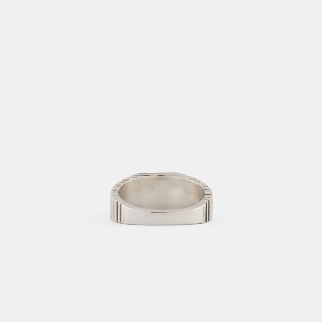 Silver Pyramid Ring