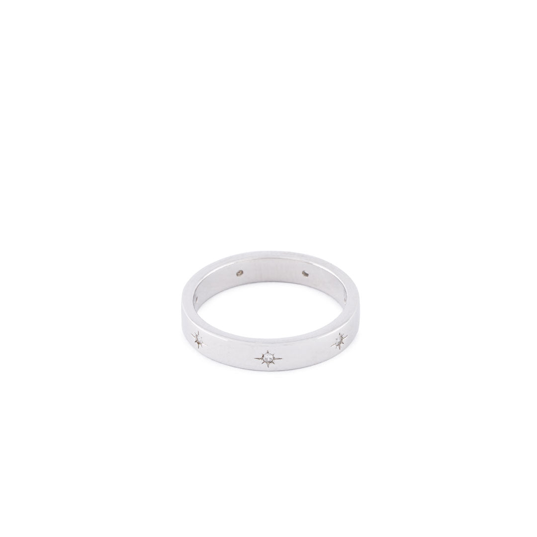 Silver Seven Ring | Men's 925 Sterling Silver | Serge DeNimes