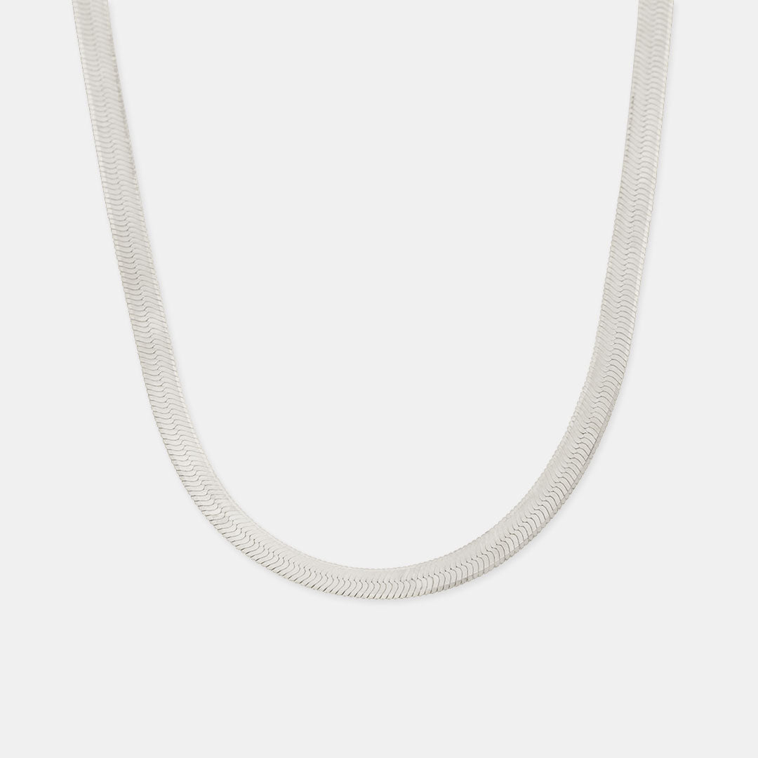 Silver Flat Snake Chain Silver Flat Snake Chain