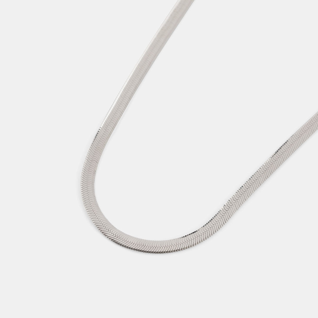 Silver Flat Snake Chain Silver Flat Snake Chain