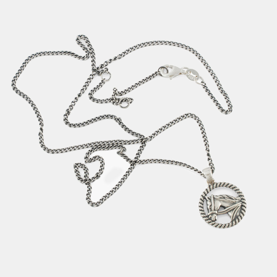 Silver Stallion Necklace
