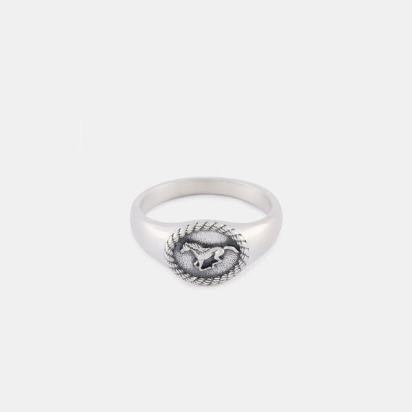 Silver Stallion Ring