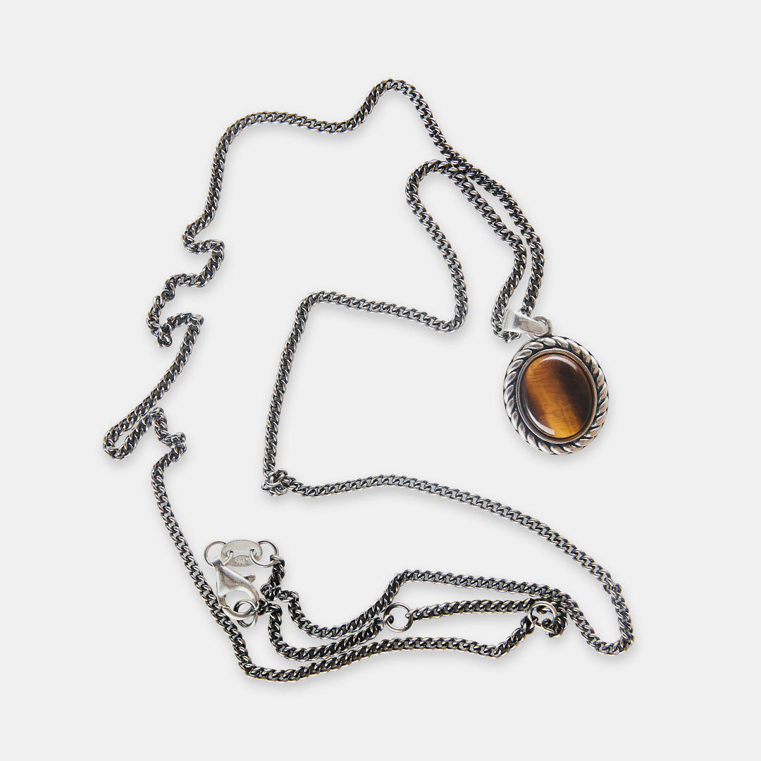 Silver Tigers Eye Necklace Silver Tigers Eye Necklace