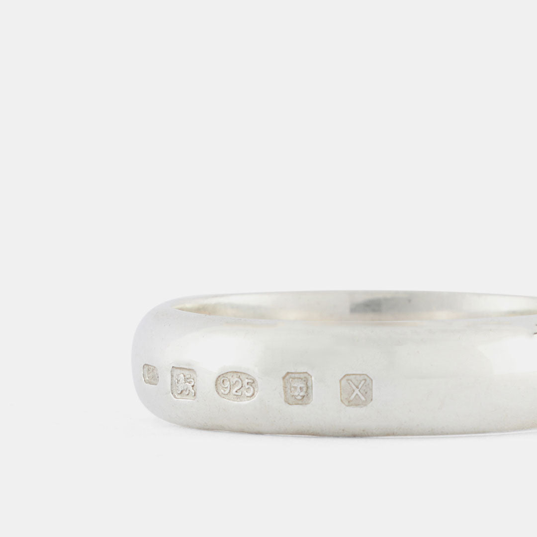 Silver Traditional Hallmark Ring - Serge DeNimes