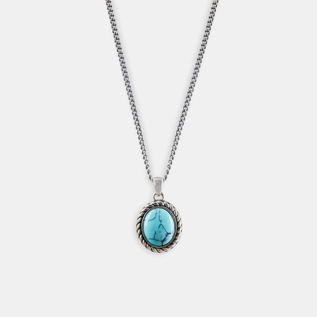 Silver Turquoise Necklace Silver Turquoise Necklace