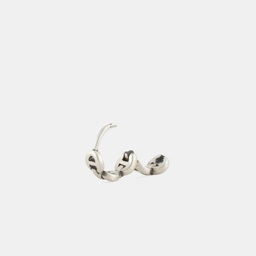 Silver Wanted Earring
