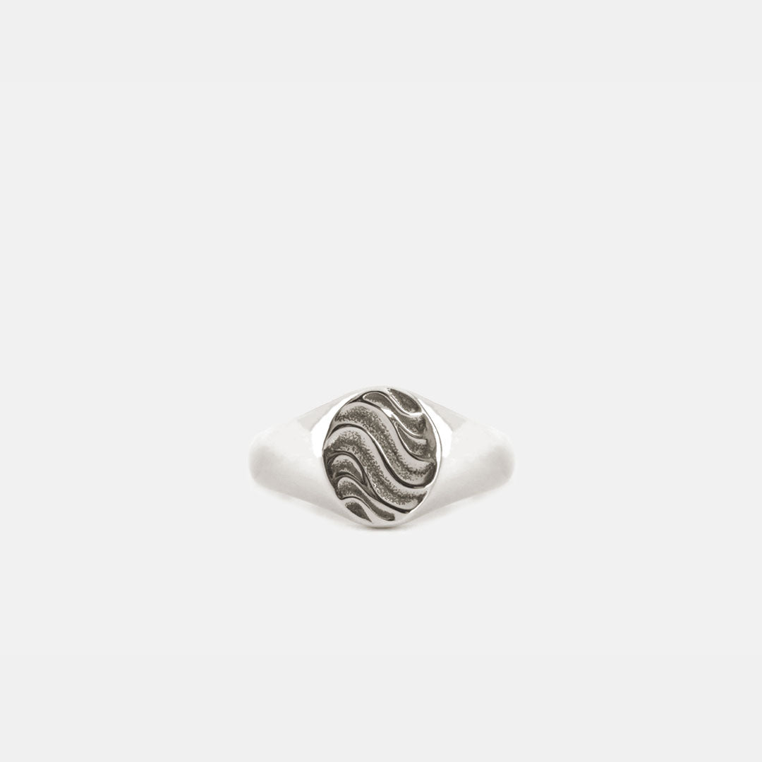 Silver Wave Ring