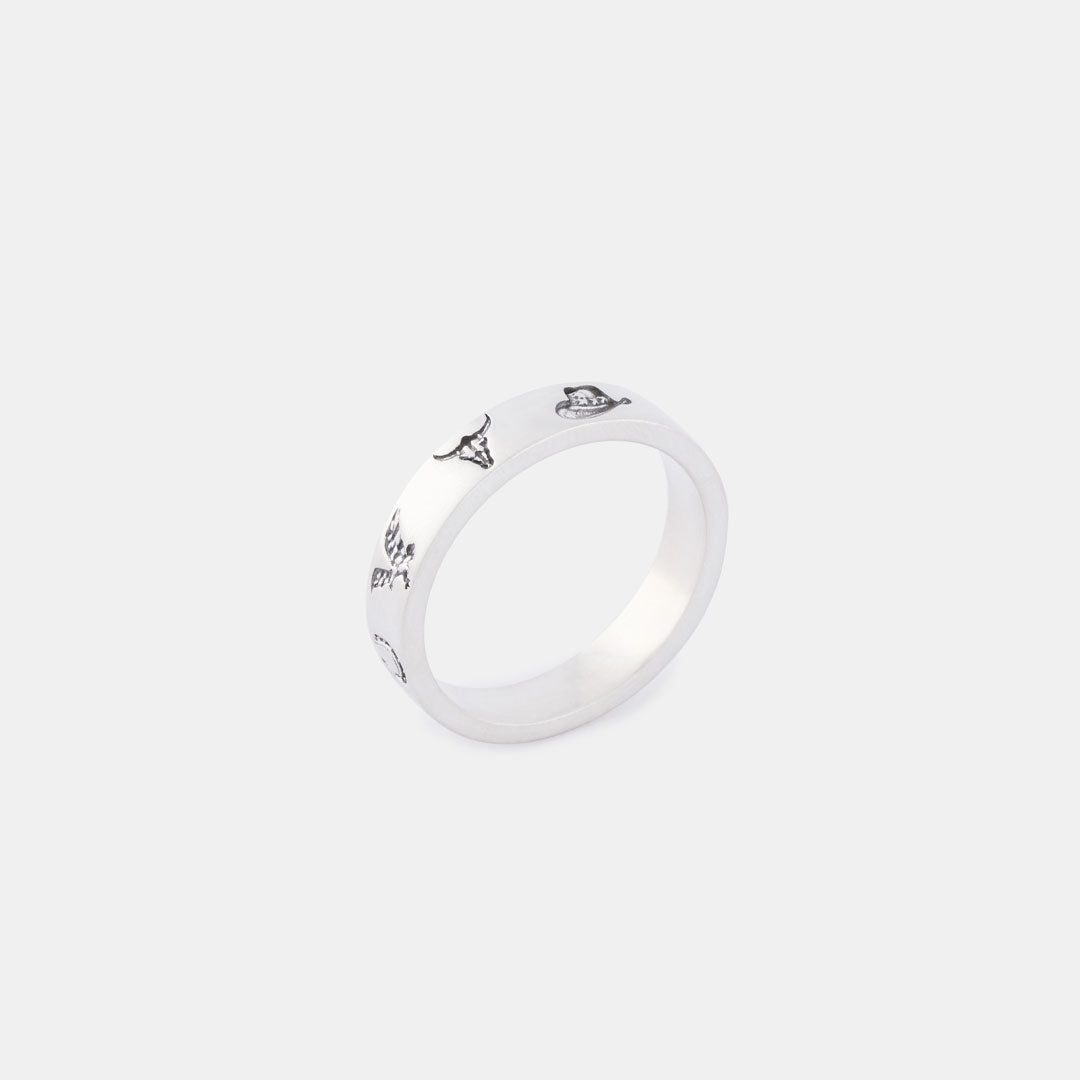 Silver Wild West Ring